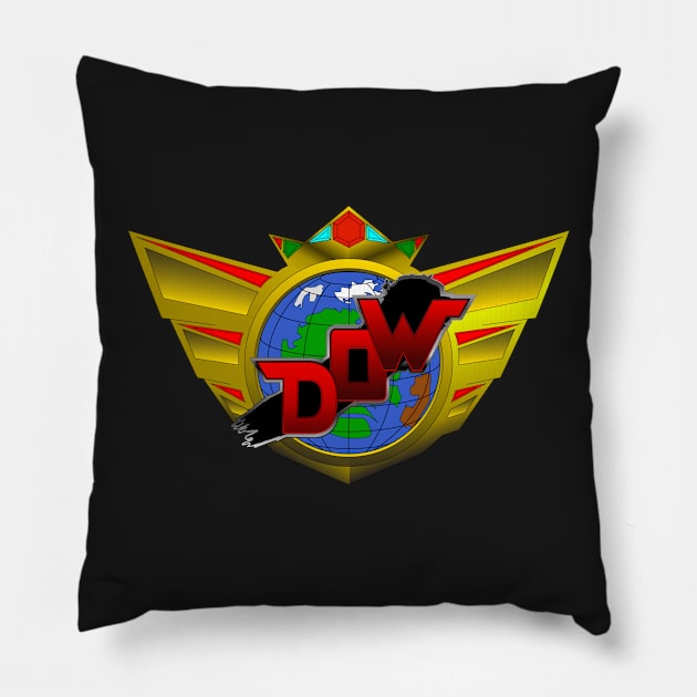 Dogs of War Crest Pillow by H4Design