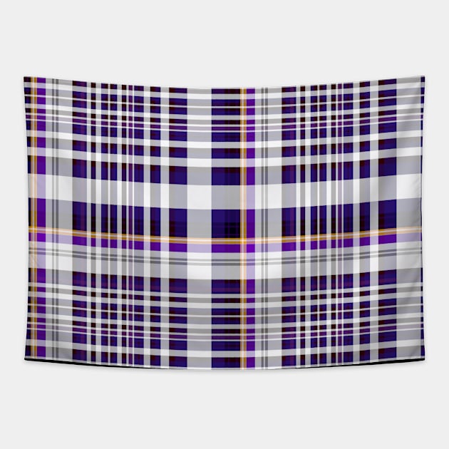 Sailor Saturn Plaid Tapestry by Blackmoonrose13