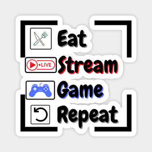 Eat stream game repeat Magnet