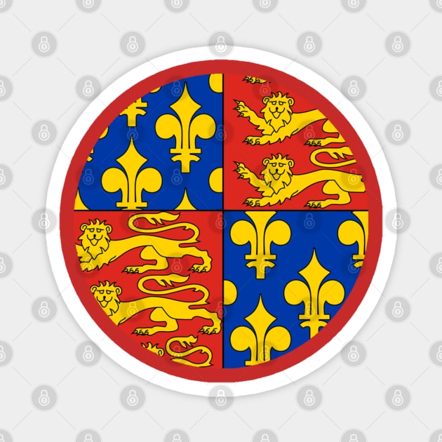 Angevin Coat of Arms Magnet by radiogalaxy