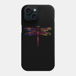 Rainbow Dragonfly Phone Case