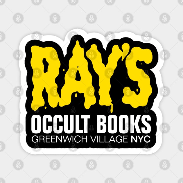 Ray's Occult Books Magnet by mannypdesign