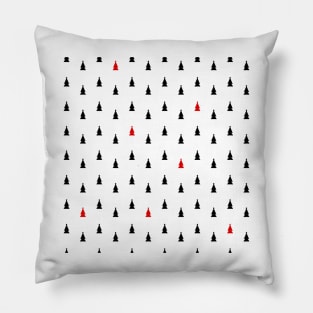 Christmas Tree Green Pattern Pillow