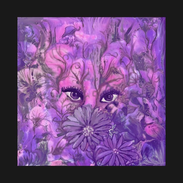 Beautiful Creature Artwork in Pink and Purple by Klssaginaw