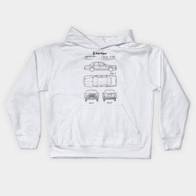 Rolls Royce Patent Black Rolls Royce Kids Hoodie Teepublic