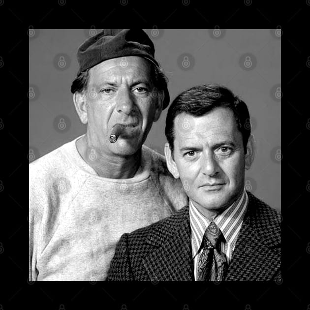 Oscar Madison And Felix Unger The Odd Couple TV Show 1970 by SUPER BOOM TO THE LEGENDS