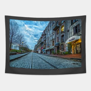 River Street Savannah Georgia Tapestry