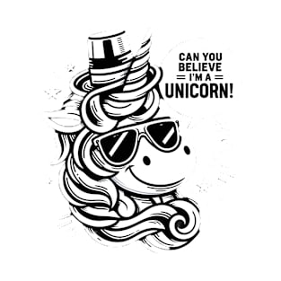 Whimsical Wonder - A Unicorn's Cheeky Charm T-Shirt