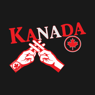 just Handhashtag Kanada font Design T-Shirt