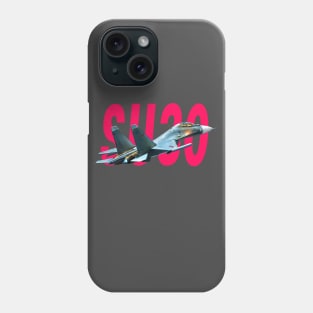 Sukhoi Su-30 fighter Phone Case