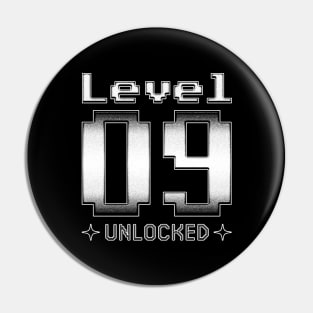 Level 09 Unlocked Pin