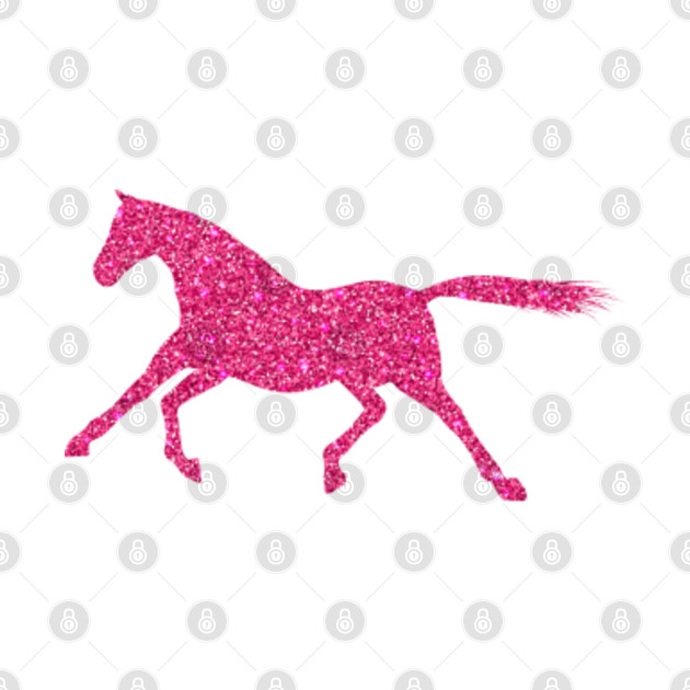 Glitter Horse Riding Design Equestrian Farm Horse Riding TShirt