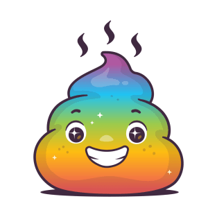 Rainbow Poop T-Shirt