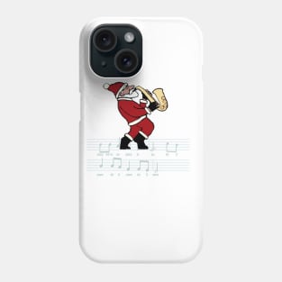 Swinging Santa - Sax Phone Case