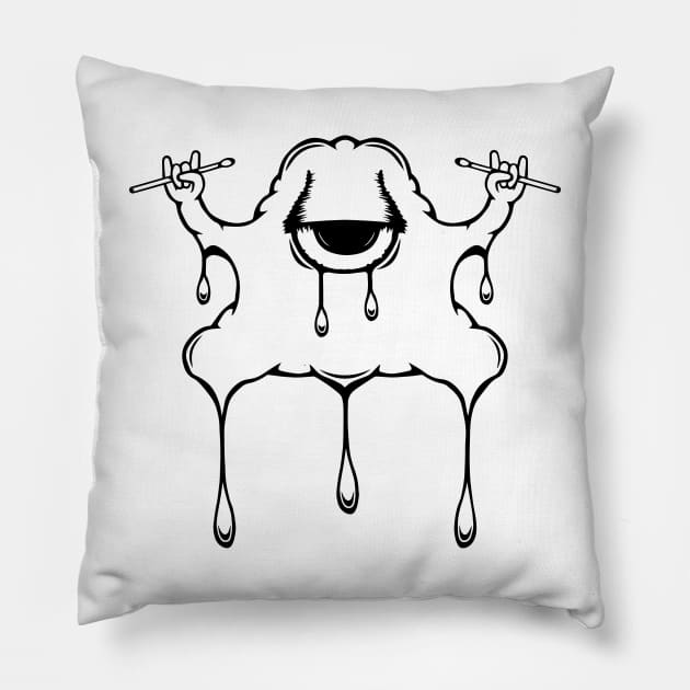 BOB THE BLOB Pillow by Shaun Manley