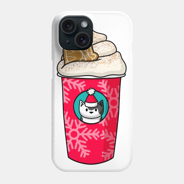 Ginger Bread Latte Cat Phone Case by Doodlecats 