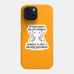 Second Saturday | Orange Items Phone Case