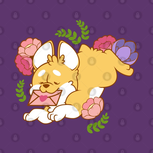 Corgi Love Letter by Pupcakes and Cupcats