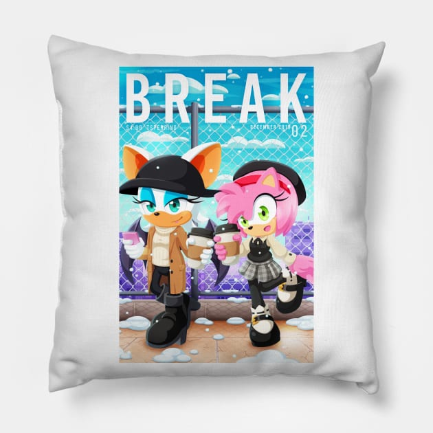 Sonic magazine Pillow by TSperring