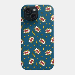 Pow Comic Sound Effect Pattern Phone Case