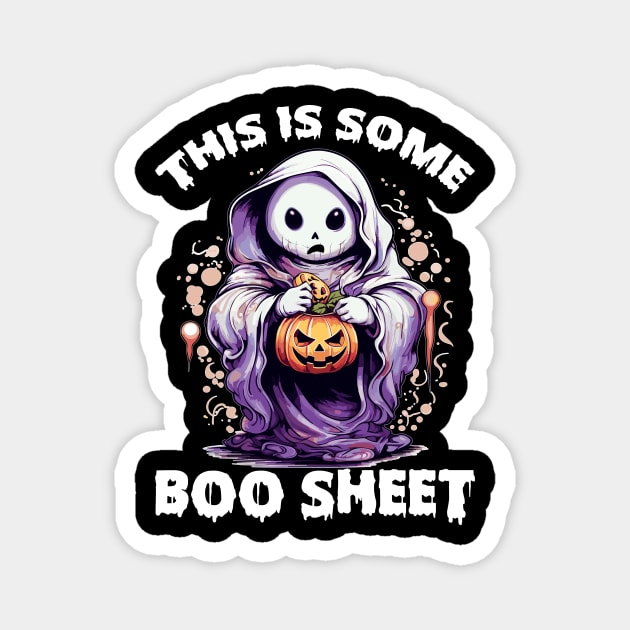 This Is Some Boo Sheet, Halloween Funny Magnet by AlmaDesigns