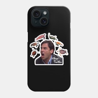 The Office Where Are The Turtles Michael Scott Phone Case