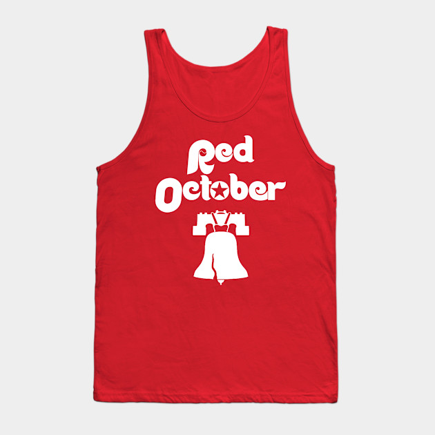 Bigfinz Philadelphia Phillies Red October Long Sleeve T-Shirt