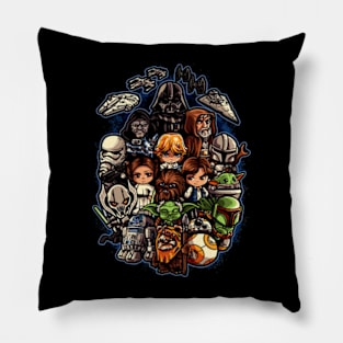 May The Cartoons Be with You Pillow