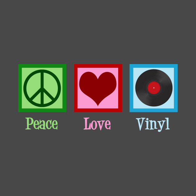 Peace Love Vinyl Records by epiclovedesigns