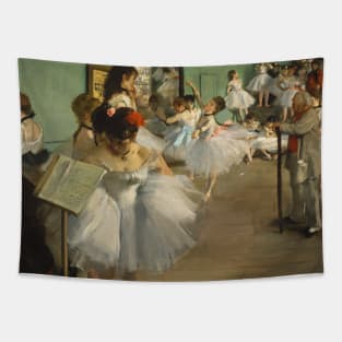 The Dance Class by Edgar Degas Tapestry