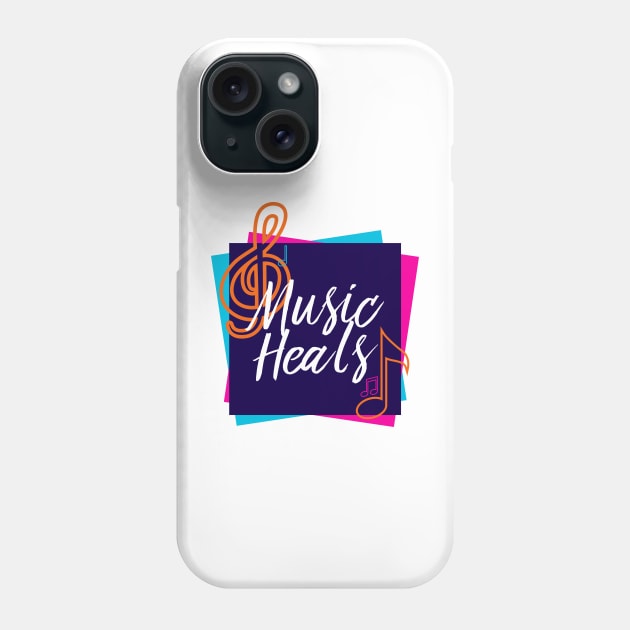 Music Heals Phone Case by SixThirtyDesign