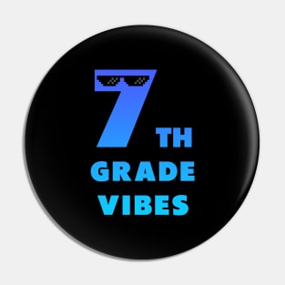 Seventh grade vibes blue Pin