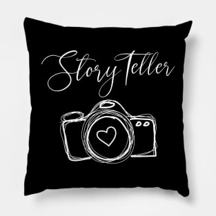 Photographer Gift for Photographer Story Teller Pillow