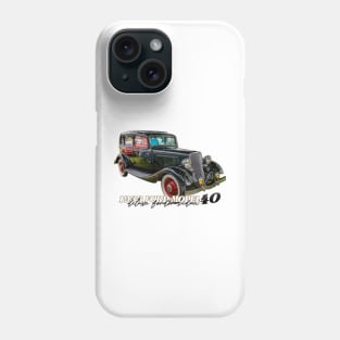 1933 Ford Model 40 Deluxe Fordor Sedan Phone Case