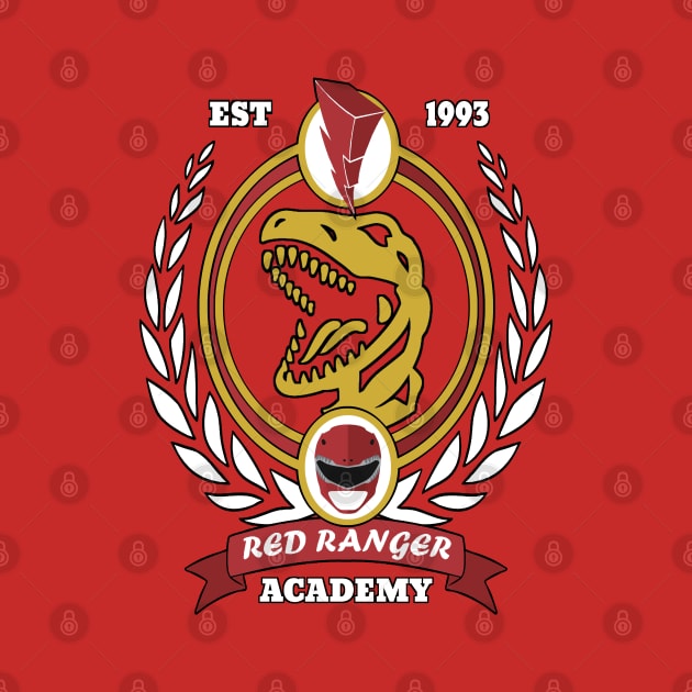 Red Ranger Academy by Vitalitee