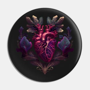 anatomical heart Pin