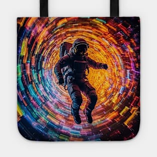 Raimbow hole Tote