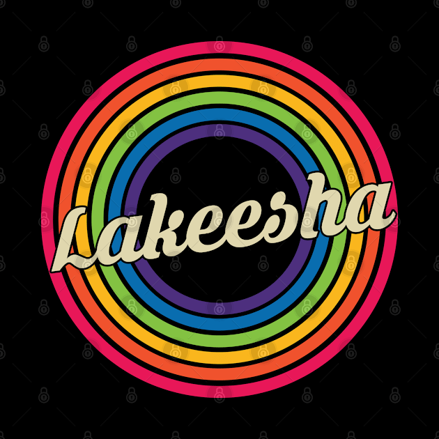 Lakeesha - Retro Rainbow Style by MaydenArt