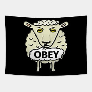 Obey Sheep Tapestry