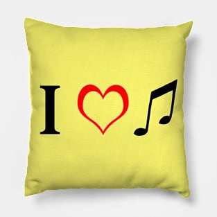 I love music Pillow