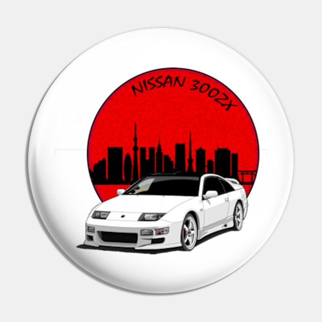 Nissan 300ZX, JDM Car Pin by T-JD