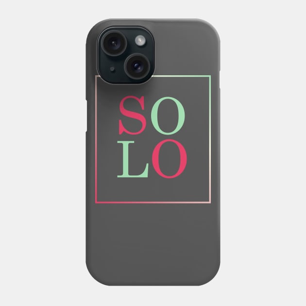 solo simple so lo Phone Case by yassinnox