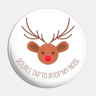 marry christmas cute Fawn double tap to boop my nose design Pin