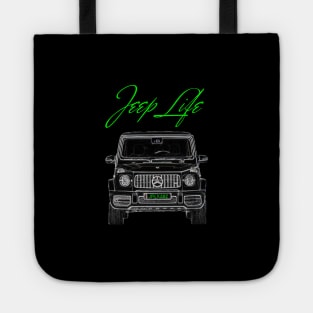 Mercedes G63 Jeep Life Special 4x4 Front View Tote