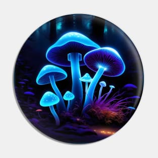 Bioluminescent mushrooms Pin