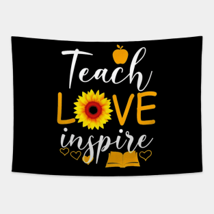 Teach love and inspire Tapestry