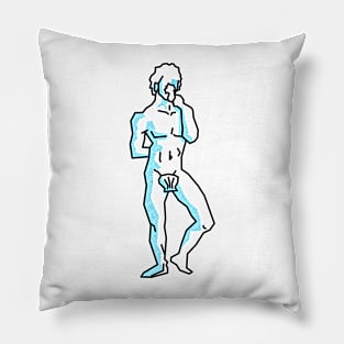 David by S. Tentacles Pillow