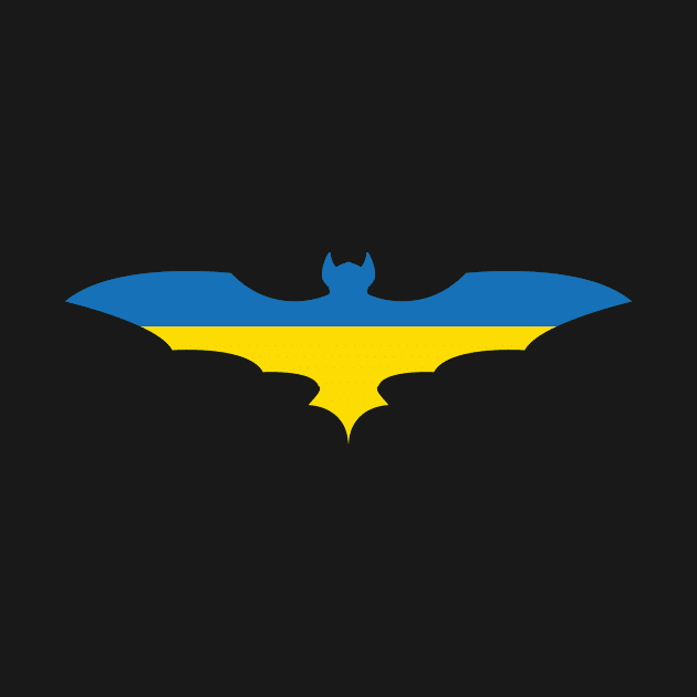 Ukrainian Bat Flag by Wickedcartoons