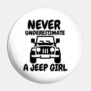 Never underestimate a jeep girl Pin