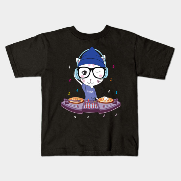 Cat Dj Pizza Funny Pizza Deejay Dj Lover Gift Cat Dj Pizza Gift